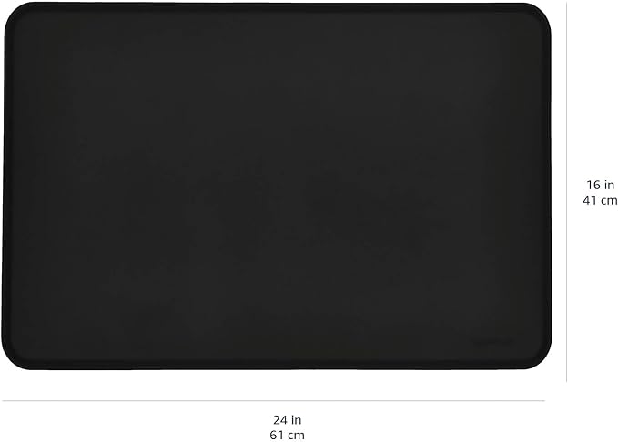 Amazon Basics Waterproof Non-Slip Silicone Pet Feeding Mat - Image 4