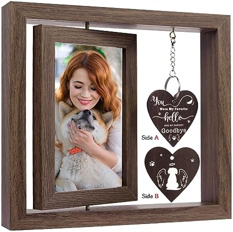 Dog Memorial Picture Frame, Pet Memorial Gifts for Loss of Dog, Dog Picture Frames 4x6, in Memory of Dog Picture Frame, Dog Remembrance Picture Frame, Dog Passed Away Gift for Pet Lovers