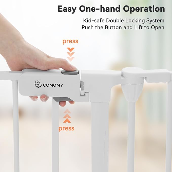 COMOMY 127.8" Extra Wide Baby Gate, Dog Gate - Image 3