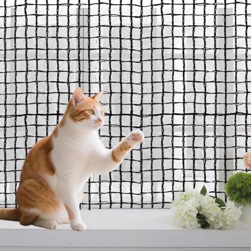 POYEE 10x26ft Cat Netting Balcony, Safety Net for Pets