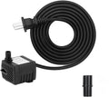 60GPH 2.5W Mini Submersible Fountain Pump for Aquarium,Water Feature