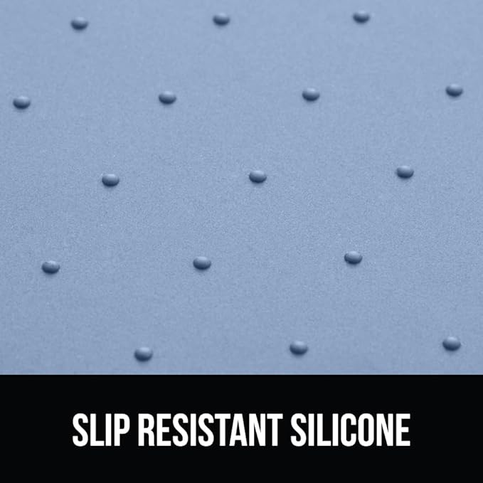 GORILLA GRIP 100% Waterproof Raised Edge BPA Free Silicone Pet Feeding Mat - Image 4