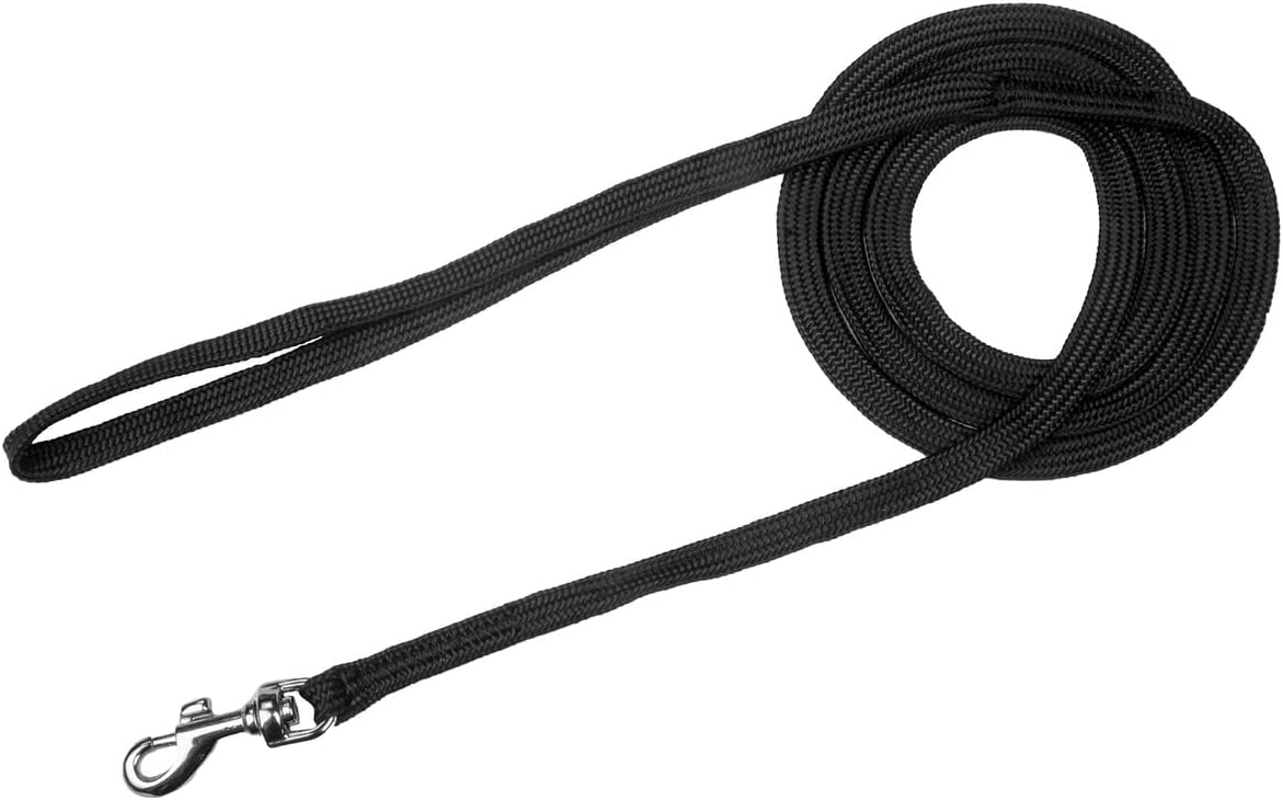 Show Snap Dog Leash – Braided Nylon Dog Training Leash with Durable Snap Clips - Suitable for Showing, Training, and Walking - Perfect for Small, Medium, and Large Pets