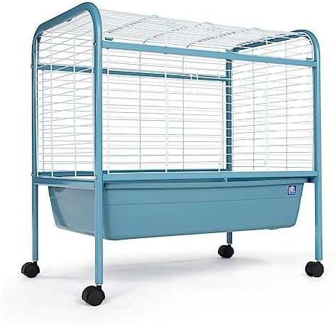 Prevue Pet Products Small Animal Home with Rolling Stand - Blue