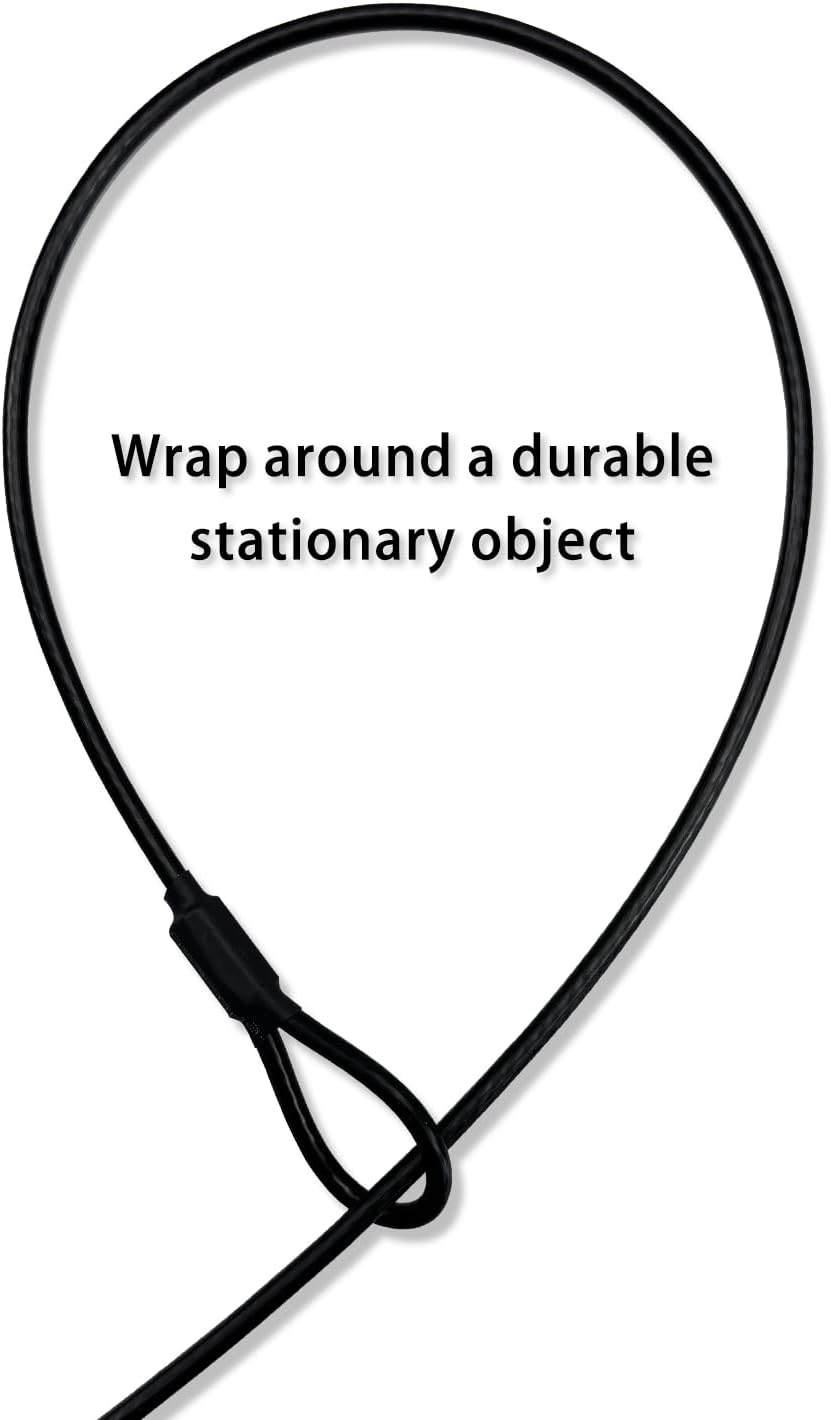 Training Tie Down, 4/6ft Short Tether Cable for Dogs - Short Anti-Chew Puppy Lead for Teething, Potty Training, and Indoor Housetraining (6FT)
