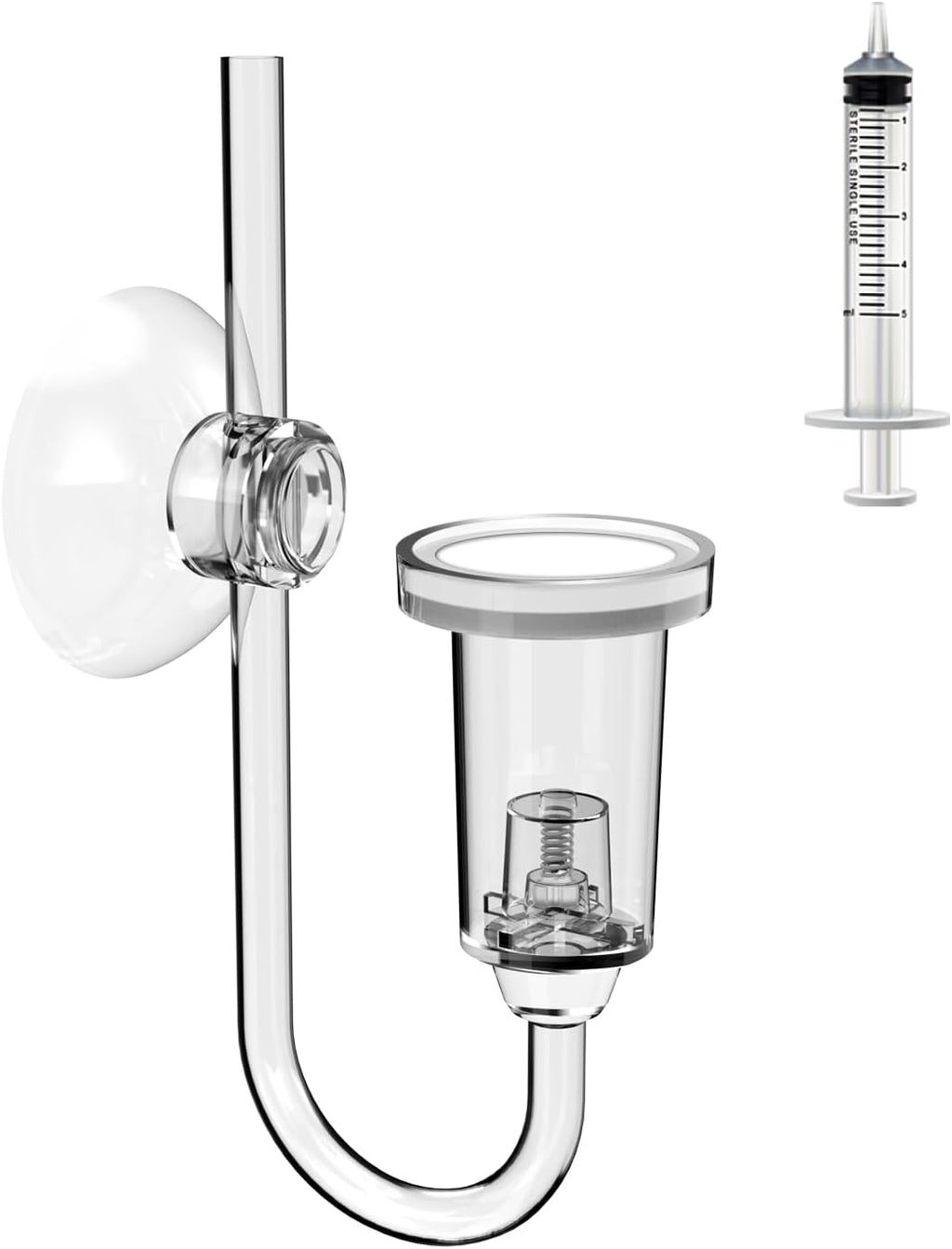 FZONE Acrylic Aquarium CO₂ Diffuser Built-in Check Valve(S-19mm)