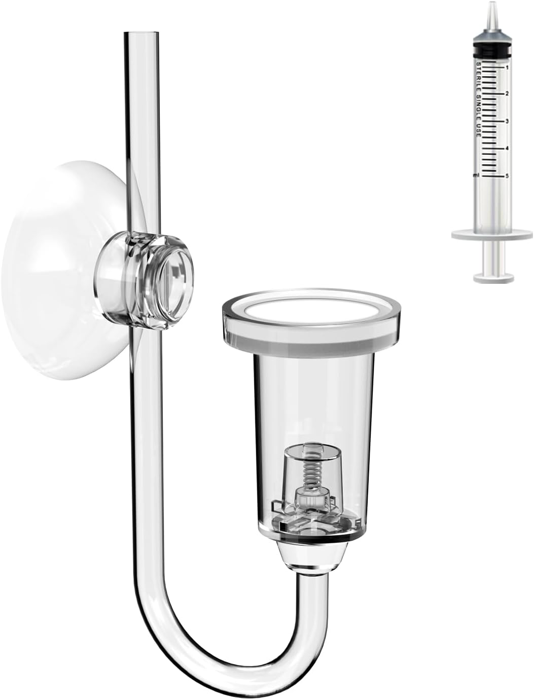 FZONE Acrylic Aquarium CO₂ Diffuser Built-in Check Valve(S-19mm)
