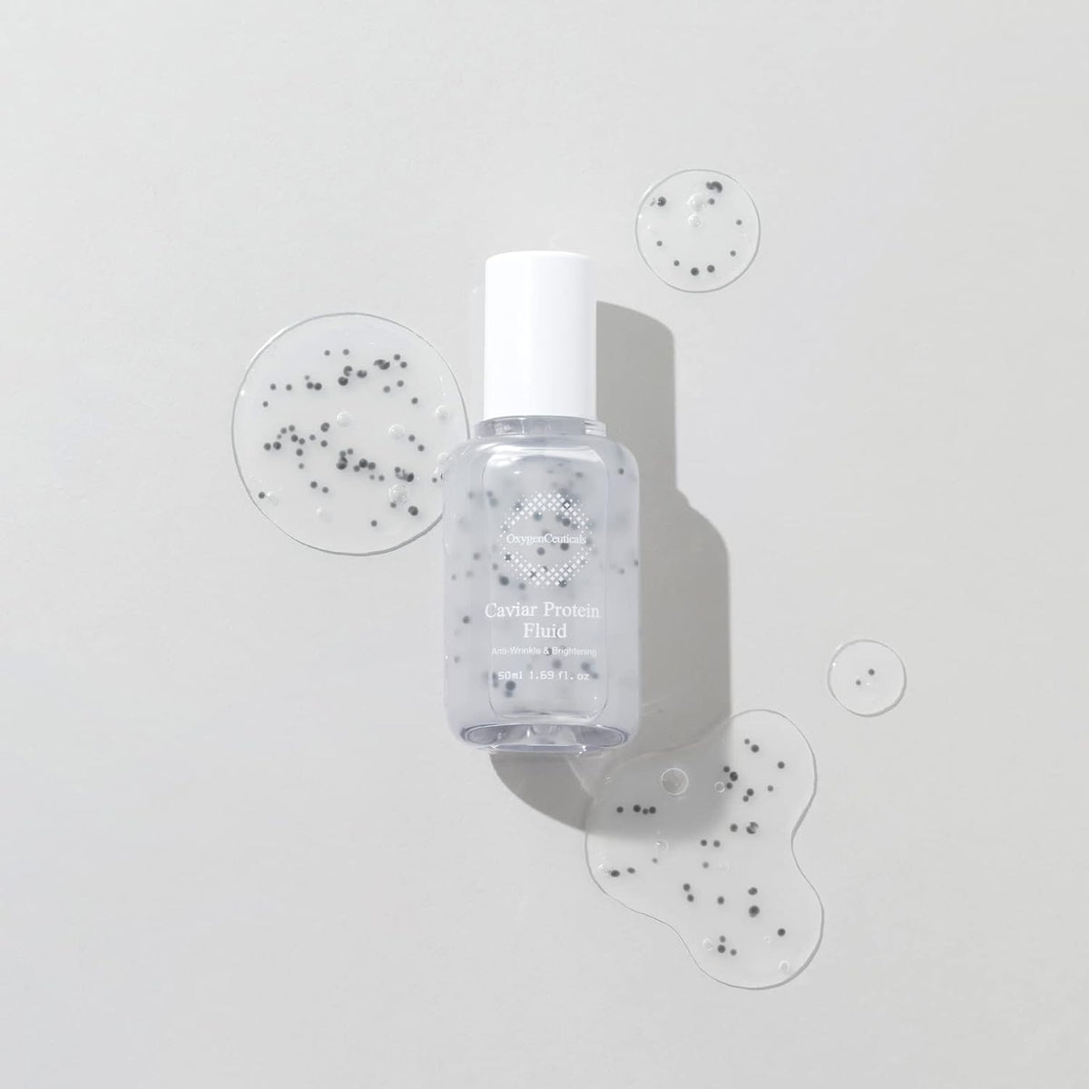 OxygenCeuticals Caviar Protein Fluid – Luxurious Ampoule with 5% Caviar Complex, Niacinamide & Adenosine, Peptide-Enriched Formula with Dissolving Collagen Capsules. 1.69 fl.oz (50ml)