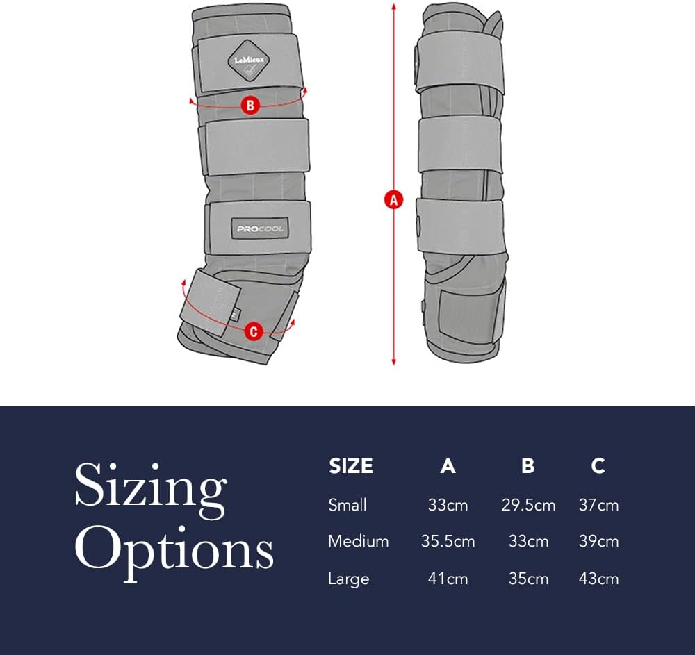 LeMieux Arctic Ice Therapy Horse Boots - Protective Gear and Training Equipment - Equine Boots, Wraps & Accessories
