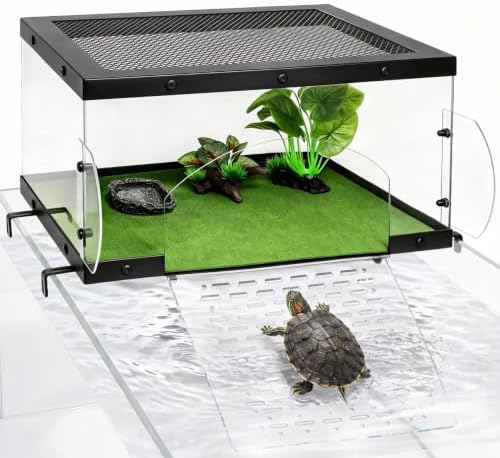 AZV XLarge Turtle Basking Platform for 18-24'' Wide Aquariums 75/90/100 Gal