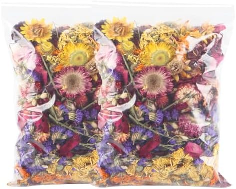Amonk Natural Flower Bedding for Hamsters, Floral Habitat, 200g/7.05oz