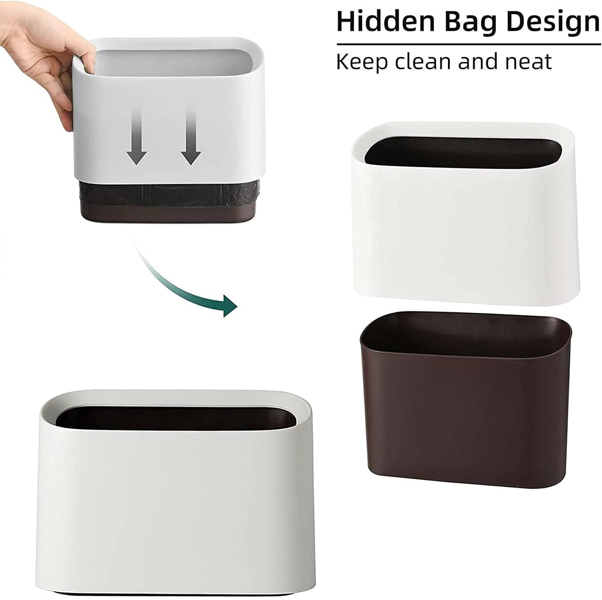 Universal Cat Litter Scoop Holder, Bawuie Kitty Litter Scooper Caddy for Litter Box, Durable Stand for Cleaning and Storage, Fits Most Metal and Plastic Scooper, Large Modern White