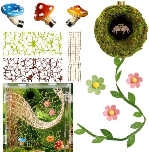 10 Pcs Jumping Spider Accessories Kit for Enclosure Decor