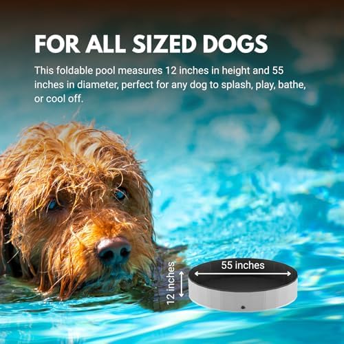 Consumable Corner - Collapsible Dog Swimming Pool - for Swimming & Bathing