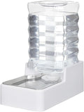 Automatic Dog and Cat Dispenser: 8L White Gravity Feeder by MASOCAT
