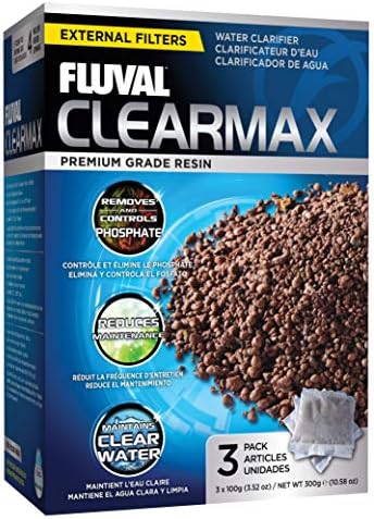 Fluval ClearMax Phosphate Remover, 3-Pack, 100-gram, All Breed Sizes
