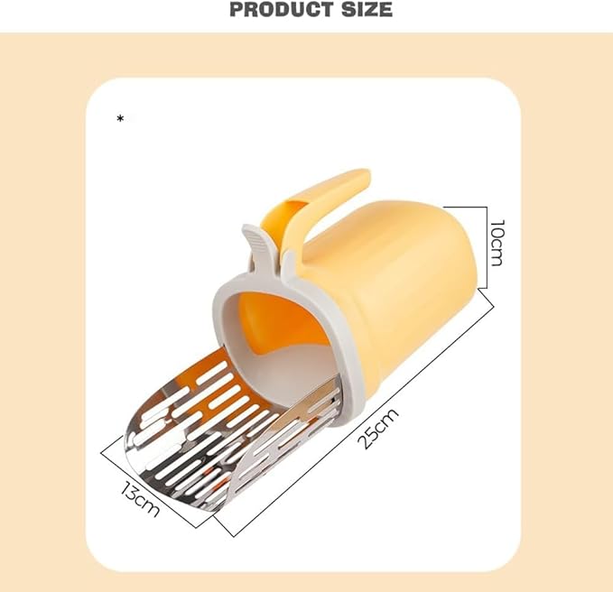 Cat Litter Scoop, Large Capacity Mess-Free Cat Litter Scooper - Image 9