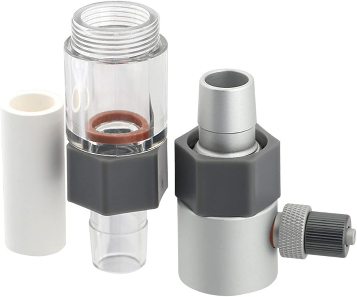 CO2 Diffuser,Carbon Dioxide Atomiser Bubble Counter Aquarium Inline CO2 Atomizer for Planted Aquarium,Aquarium Diffuser(16/22 mm)