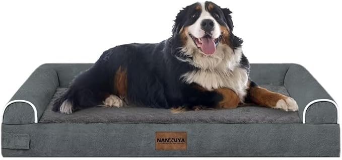 Large Dog Bed Orthopedic Washable: Jumbo Dog Bed Bolster Extra Large Dogs Egg - Image 9
