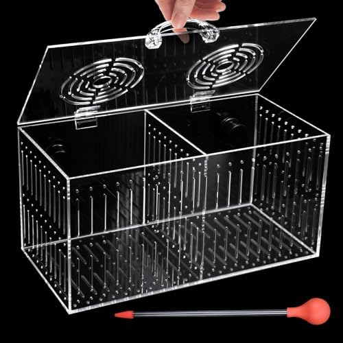Magnet Acclimation Box for Saltwater Fish Quarantine Aquarium Isolation Box for Aquarium Fish Anemone Reef Coral(Patented Product)