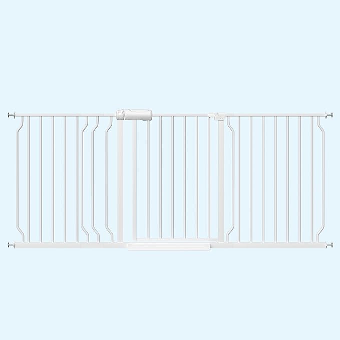 WAOWAO Baby Gate 62.20-71.26" Extra Wide Pressure Mounted Walk Through Swing - Image 7