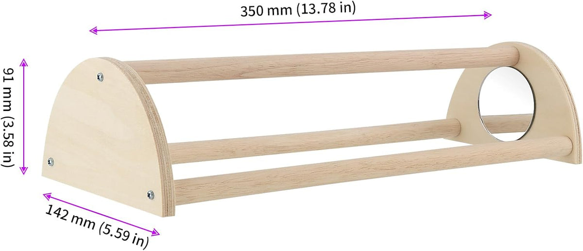 JEUIHAU 2 PCS 13 Inch Chick Training Perch, Freestanding Chicken Roosting Bar, Small Chicks Perches Chicken Roosting Bar for Parrots Chicks