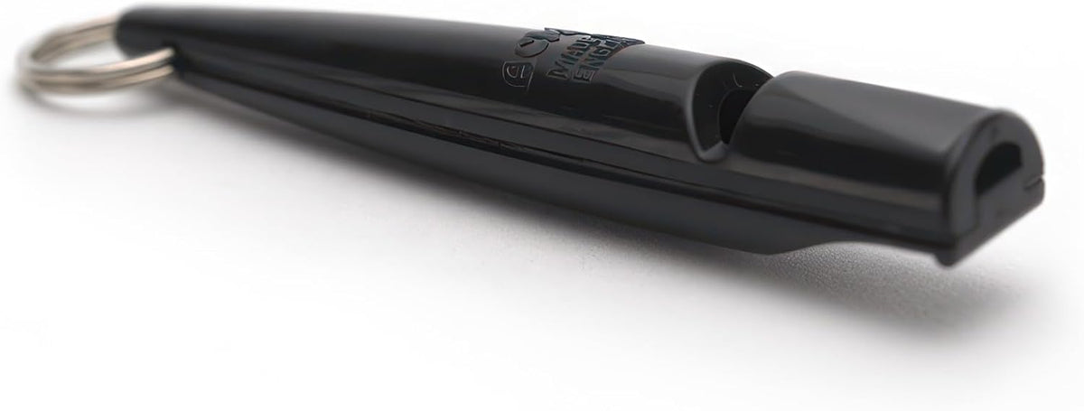THE ACME | Dog Training Whistle Number 210 Coming in Various Sizes & Colours | Good Sound Quality, Weather-Proof Whistles | Designed and Made in The UK | Black