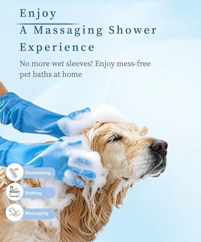 Dog Bathing Gloves - Image 3