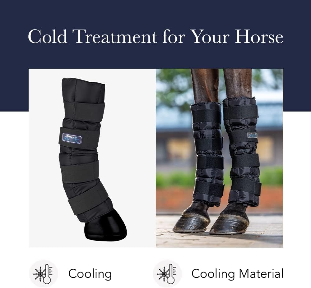 LeMieux Arctic Ice Therapy Horse Boots - Protective Gear and Training Equipment - Equine Boots, Wraps & Accessories