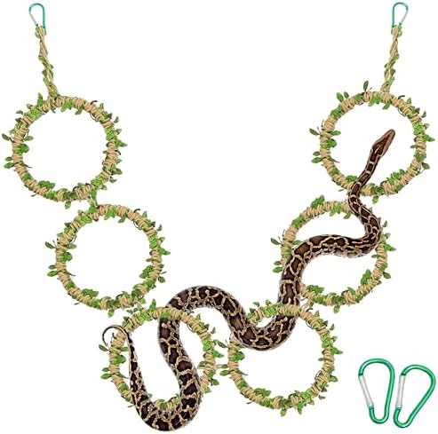 Snake Climbing Rings for Ball Python & Corn Snake, Reptile Toys