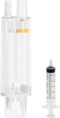 Co2 Bubble Counter, with Check Valve, for Threaded Connection of Co2 Generator Regulator Planting Aquarium