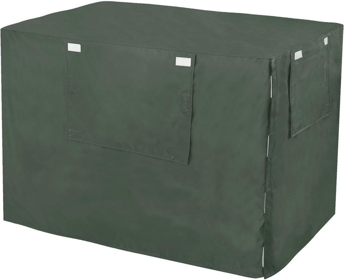 STAYTOP Solid Olive Green Dog Crate Cover, 48 in Dog Kennel Cover