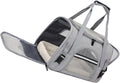 Milisten Breathable Pet Carrier Bag Collapsible Dog Cat Backpack for Travel Camping Sightseeing with Mesh Ventilation Comfortable Spacious Design Gray