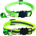 2 Pack Cat Collars Quick Release Reflective Kitten Collar by Unknown