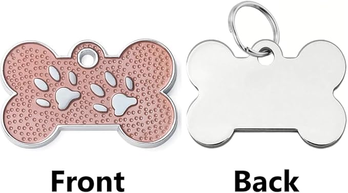 Personalized Dog Cute Paw Pet ID Tag - Image 2