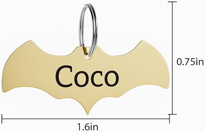Stainless Steel Personalized Pet ID Tags, Art Design - Image 2