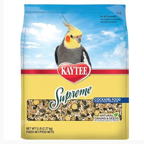 Kaytee Supreme Pet Cockatiel Food, 5 Pounds