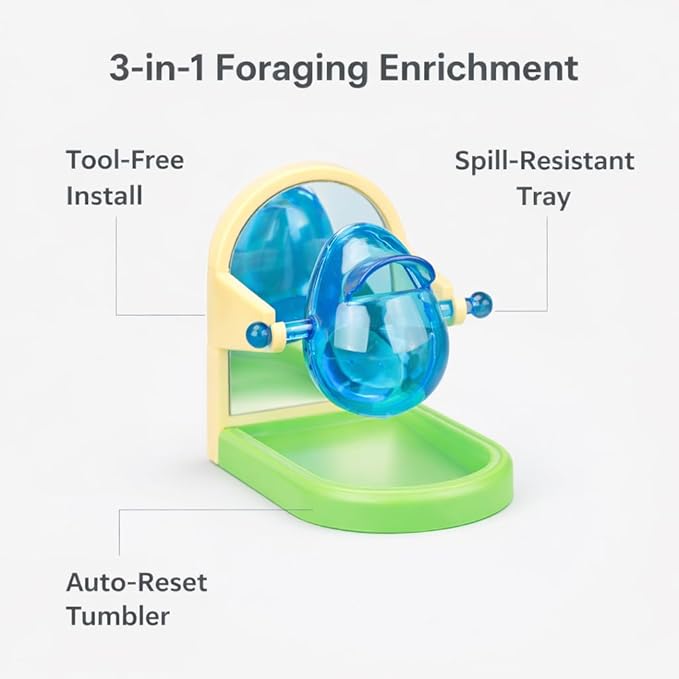 Small Pet Intelligence Growth Rotating Foraging Toy - Image 7