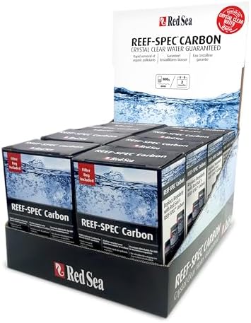 Red Sea Reef SPEC Aquarium Carbon 100 gm Box | Highly Activated Charcoal for Aquariums and Fish Tanks Freshwater Saltwater Marine