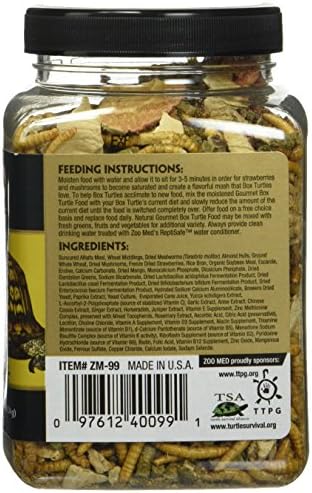 Gourmet Box Turtle Food Net Wt 8.25oz (254g)