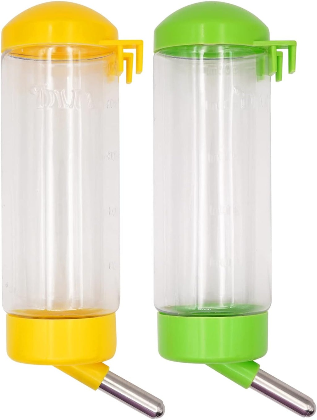 2 Pack 16 oz Guinea Pig Water Bottle no Drip for Cage no Leak Rat Small Animal Hamster Rabbit Water Bottle Attaches to Cage Bunny Water Dispenser,Ship by Random Color