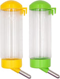 2 Pack 16 oz Guinea Pig Water Bottle no Drip for Cage no Leak Rat Small Animal Hamster Rabbit Water Bottle Attaches to Cage Bunny Water Dispenser,Ship by Random Color
