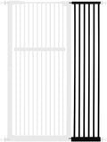 Lumizone Extra Tall Pet Gate 55.12" High Pressure Mounted 12.60" Wide Extension by Lumizone