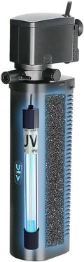 COOSPIDER Aquarium Filter with 9W U-V Light 600GPH for 100-500 Gallon Tank