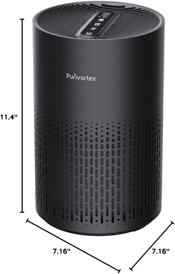 Purivortex Air Purifiers for Bedroom, Quiet Air Purifier - Image 9