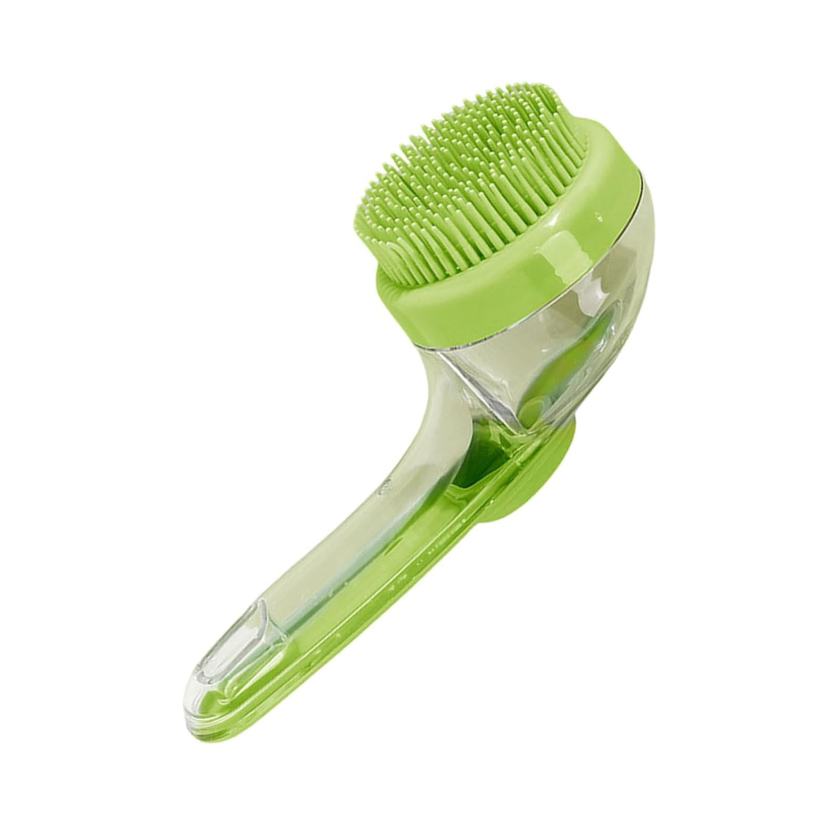 Pet Dogs Shampoo Dispenser Brush Cats Massage Comb Grooming Scrubber Shower Brush for Bathing Soft Silicone Bristles