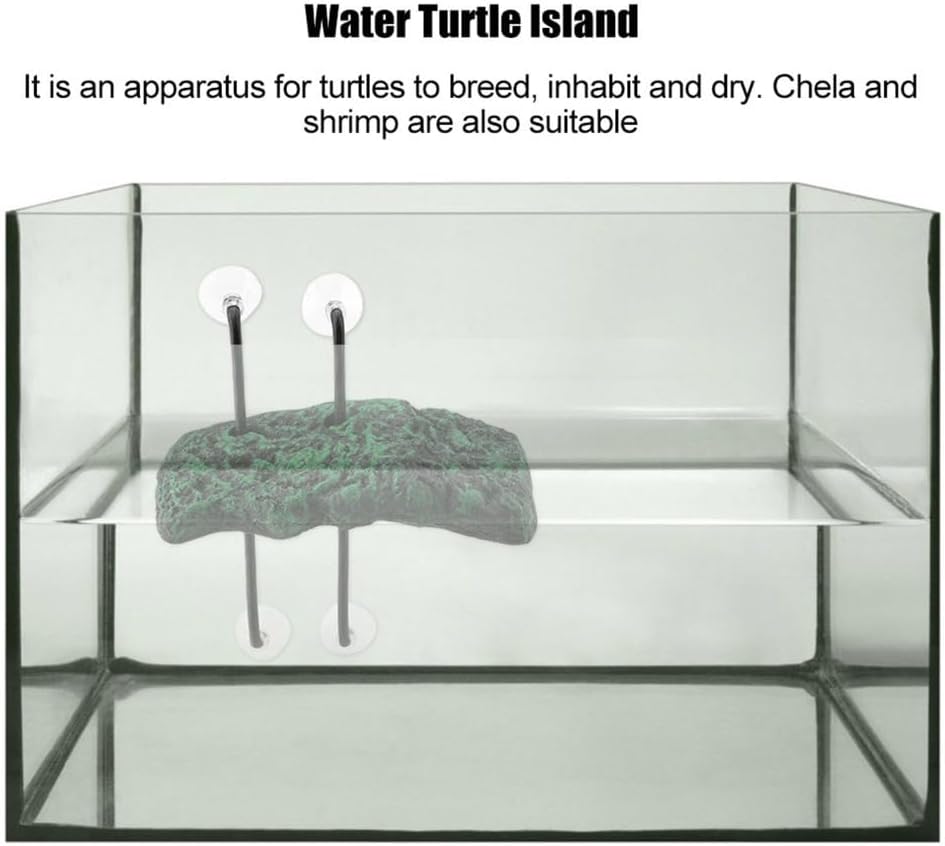Automatic Turtles Basking Platform with Suction Cups Floating Dock