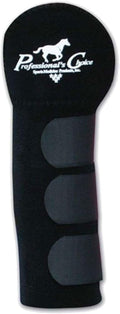 PROFESSIONAL'S CHOICE Horse Tail Wrap with Padded Protection, Black