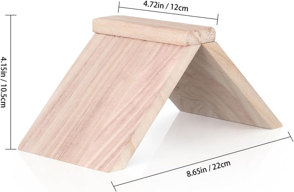 Mipcase Pigeon Perch Stand 5-Pack Solid Wood Pigeon Perch Bird Cage Accessory for Parrots and Birds Playing Toy Resting and Leg Exercise 8.66 X 4.72 X 4.13 in