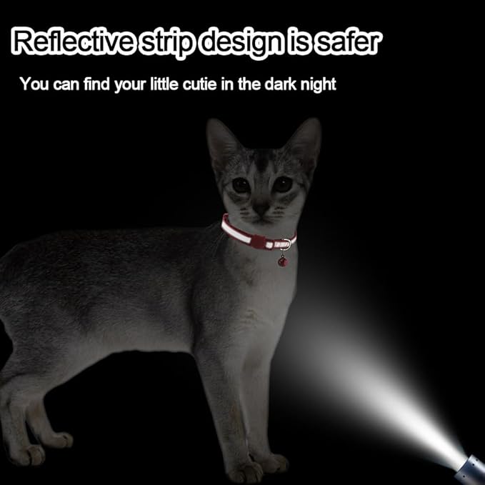 18Pcs Reflective Cat ID Collars - Image 6